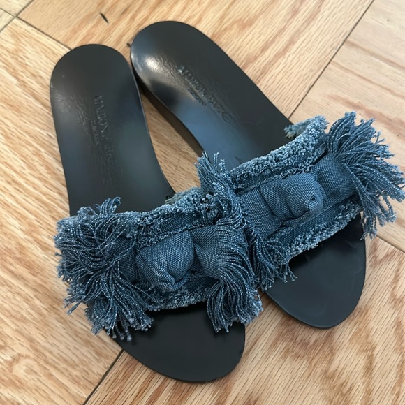 Marion Parke Jordan Denim slides - Picture 2 of 4